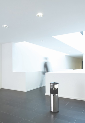 Cendrier poubelle en acier inoxydable MAGNUM avec tête étouffoir