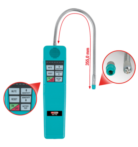 KS Tools Détecteur de fuites pour la climatisation