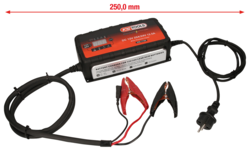 KS Tools Chargeur de batterie haute fréquence 12V + 24V SMARTcharger 25A/12.5A