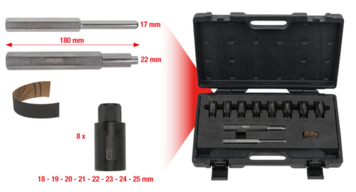 KS Tools Kit de démontage de verrou de roue