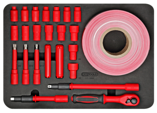 KS Tools Jeu d'outils isolés pour les véhicules hybrides et électriques