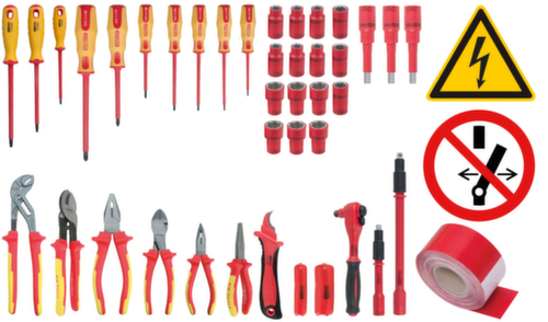KS Tools Jeu d'outils isolés pour les véhicules hybrides et électriques