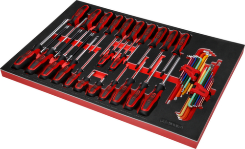 KS Tools Jeu de chariots d'atelier Performanceplus P15 avec 397 outils pour 7 tiroirs