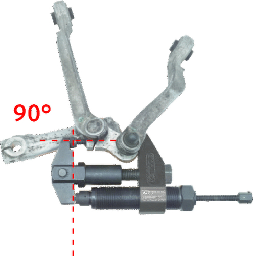 KS Tools Extracteur de vis de serrage avec broche hydraulique