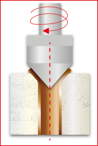 KS Tools Jeu d'évasements et de douilles pour la climatisation et la réfrigération 1/8"-3/4"