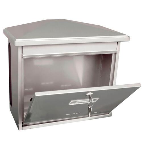 Boîte aux lettres murale Zamoran avec badge et porte-journaux