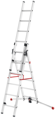 Hailo combiné échelle-escabeau polyvalent en trois parties S100 Profilot