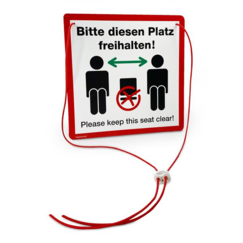 Panneau indicateur combiné SafetyMarking®, « Cette place doit rester libre ! »
