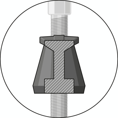 1.04/ST-HP-B Kit d'extracteurs universel avec support