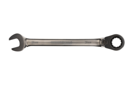 R07200200 Clé mixte à cliquet droite/gauche SW20 mm 285 mm