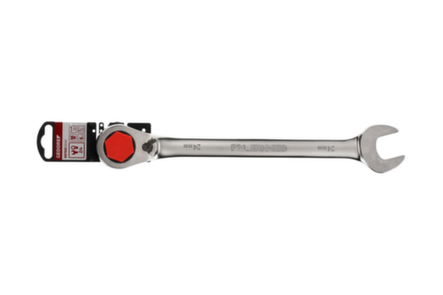 GEDORE R07200240 Clé mixte à cliquet droite/gauche SW24 mm 325 mm