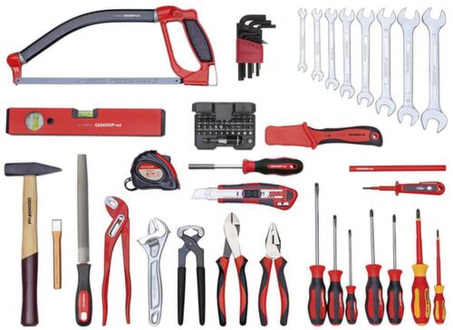 GEDORE R21650072 Jeu d'outils BASIS dans un coffret à outils 72 pièces