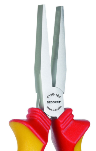 VDE 8120-160 H Pince plate VDE avec isolation par gaine 160 mm