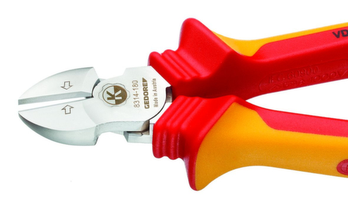 VDE 8314-180 H Pince coupante latérale VDE à isolation par gaine 180 mm