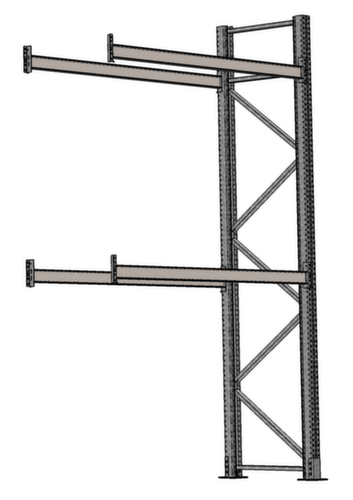 SCHULTE Rayonnage à palettes pour 9 palettes, largeur 2825 mm, 3 niveaux de stockage