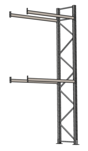 SCHULTE Rayonnage à palettes pour 9 palettes, largeur 2825 mm, 3 niveaux de stockage