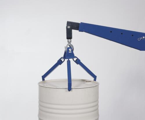 Pince à fûts pour fûts de 200/220 litres pour fûts en acier et en plastique, charge vertical