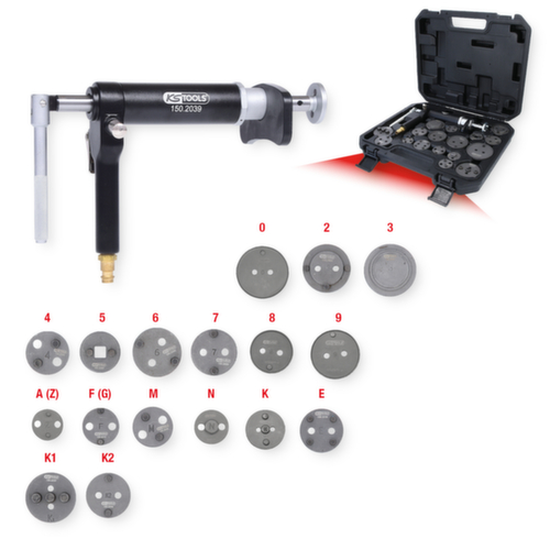 KS Tools Compressed air spindle brake piston tool set