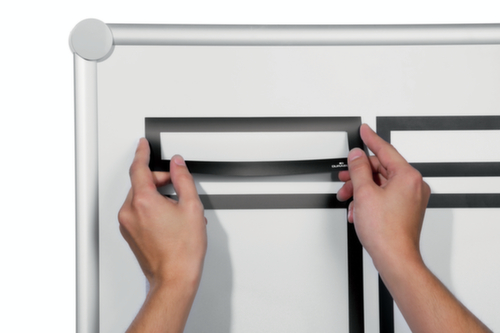 Durable cadre d’affichage DURAFRAME® MAGNETIC TOP magnétique, DIN A4, face arrière magnétique