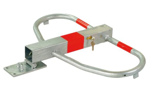 UDOBÄR Barrière de parking rabattable, hauteur 500 mm, À cheviller