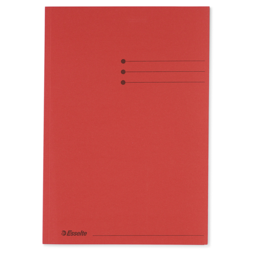100 chemises rouges en carton Esselte®