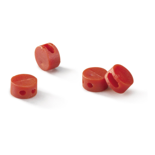Scellé plastique écrasable rouge