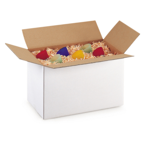 Caisse carton blanche RAJA