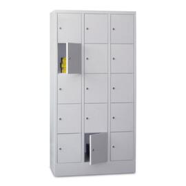 PAVOY Vestiaire multicases Basis gris clair avec max. 8 compartiments