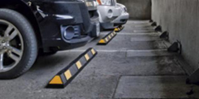 Afbakening parkeerterrein