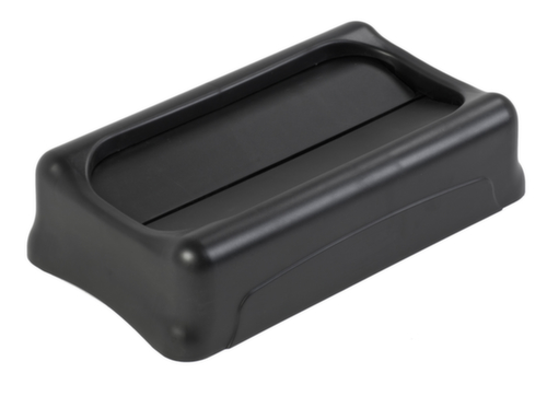 Rubbermaid Schwingdeckel Slim Jim® für Wertstoffsammler, schwarz