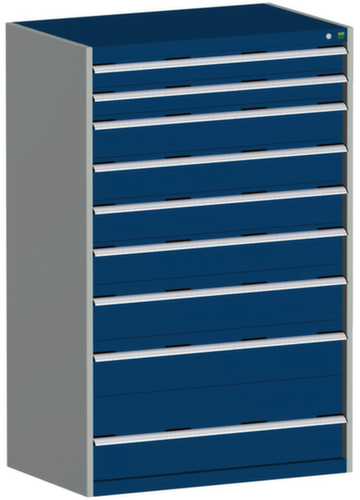 bott Großraum-Schubladenschrank cubio Standard 7 L