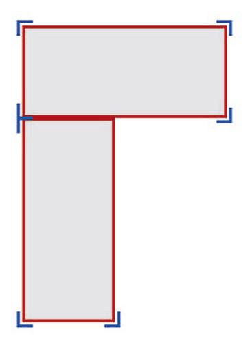 Spanplatten-Steckregal mit 4 Böden, Höhe x Breite x Tiefe 1800 x 910 x 410 mm, 4 Böden Technische Zeichnung 1 L