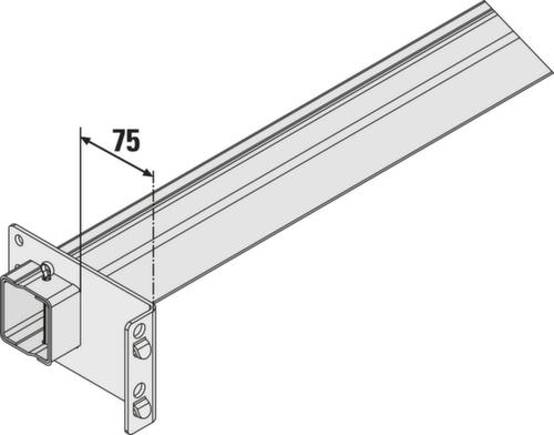 Durchschubsicherung für Palettenregal Standard 1 L