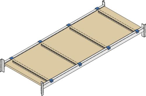 Holzboden für Palettenregal, Breite x Tiefe 2700 x 1100 mm Technische Zeichnung 1 L