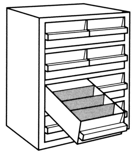 raaco Klarsichtmagazin mit robustem Metallrahmen Detail 2 L