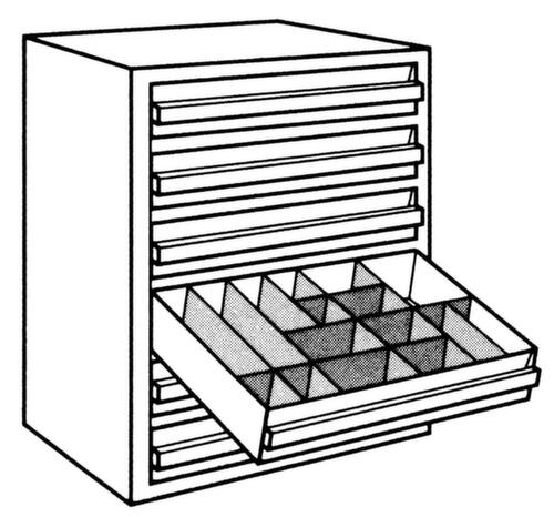 raaco Klarsichtmagazin mit robustem Metallrahmen Detail 1 L