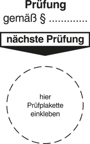 Grundplakette und Gebrauchsanweisungen Standard 6 L