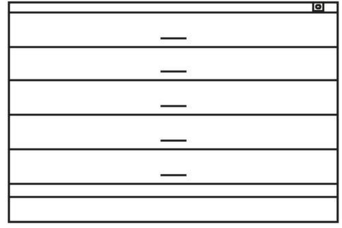 C+P Flachablageschrank Technische Zeichnung 4 L