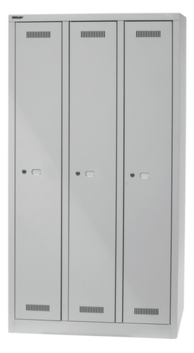 Bisley Garderobenschrank MonoBloc, Abteilbreite 248 mm Standard 3 L