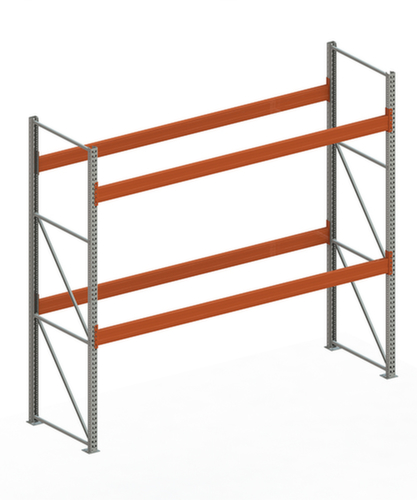 META Palettenregal MULTIPAL für 12 Paletten, 3770 mm breit, 3 Lagerebenen