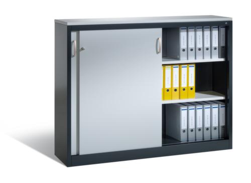 C+P Schiebetürenschrank ERGO mit Abdeckplatte Standard 3 L