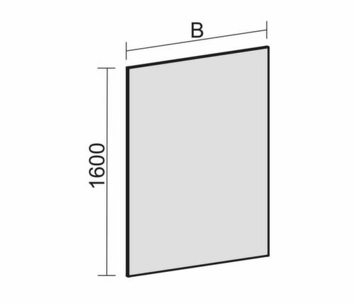 Gera Trennwand Pro verschiedene Module Technische Zeichnung 3 L