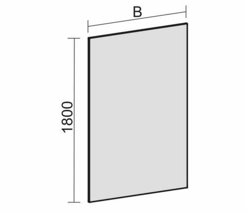 Gera Trennwand Pro verschiedene Module Technische Zeichnung 4 L