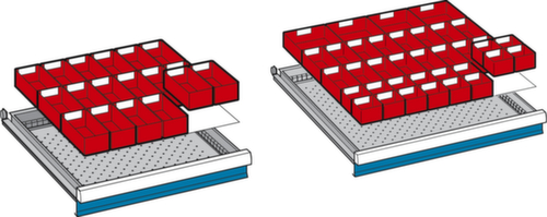 Einsatzkasten-Set für Schubladen Standard 1 L
