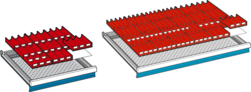 Mulden-Set für Schubladen Standard 1 L