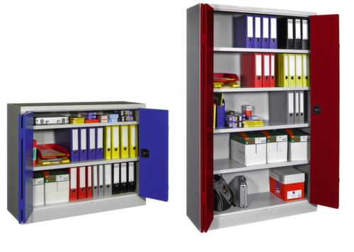 PAVOY Großraum-Falttürenschrank Basis aus Stahl Standard 1 L