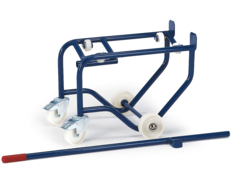 Rollcart Fasskippbock mit Auflage mit Rollen, für 1 x 50-100 Liter-Fass Standard 1 L