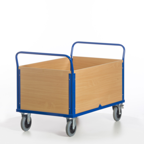 Rollcart Vierwandwagen, Traglast 600 kg, Ladefläche 1200 x 770 mm Standard 6 L