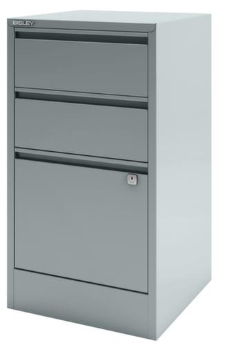 Bisley Hängeregistraturschrank Home Filer, 1 Auszüge, silber/silber Standard 3 L