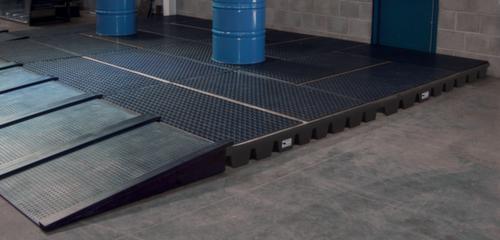 Lacont Kreuzklemme für PE-Auffangwanne, Breite 150 mm Standard 1 L